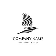 Falcon Eagle Logo Icon Design Template Elements