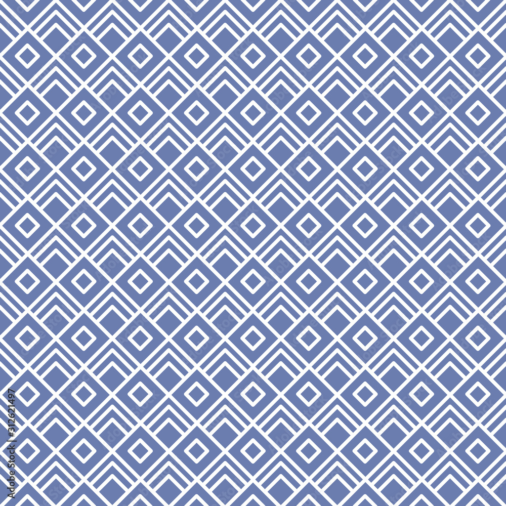 Poster blue pattern squares background vector design
