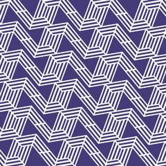 Blue zig zag striped background vector design