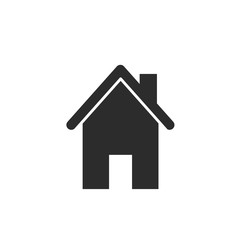 home house icon on white background