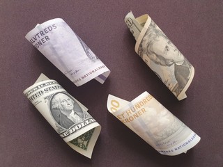 exchange rate of Danish and American money