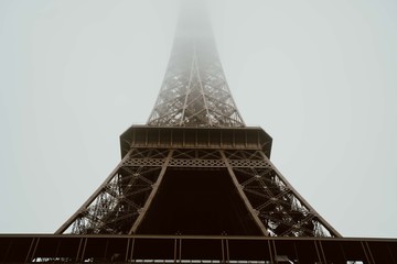 Eiffel Tower in December