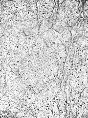 Distress grunge vector textures of fabric. Black and white background. EPS 8 illustration