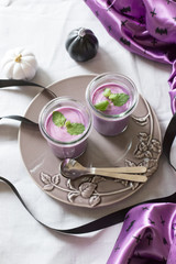 紫芋のポタージュスープ