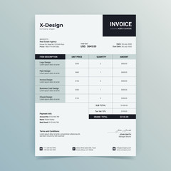 Invoice design template 