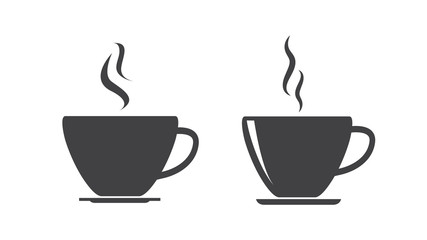 Coffee cup icon. Vector illustration