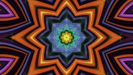 Kaleidoscope Mandala Art Design Abstract Background
