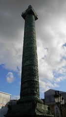 A column reaching up into the sky