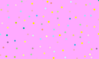 楽しい雰囲気のカラフルなランダムドット