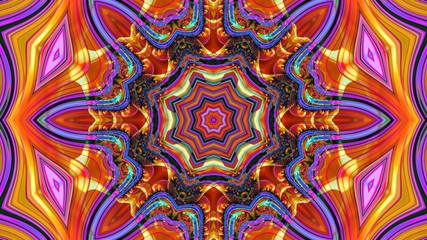 Kaleidoscope Mandala Art Design Abstract Background