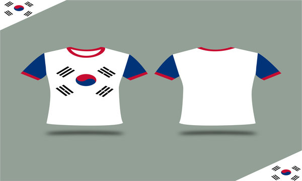 South Koria flag t shirt