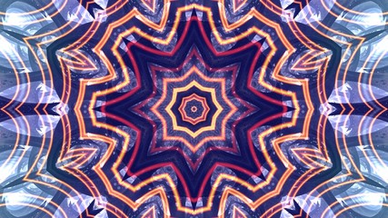 Kaleidoscope Mandala Art Design Abstract Background