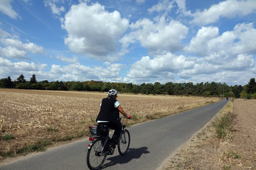 Obraz premium Radfahrerin