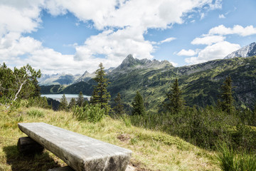 Wanderwege in den Alpen