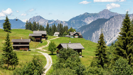 Fototapeta premium Wunderbare Landschaft in den Alpen