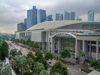 Fototapeta premium Singapore skyline