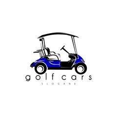 golf cart logo vector illustration	