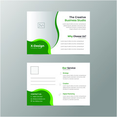 Business post card design