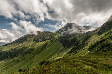 Fototapeta na wymiar Wolkenstimmung in den Alpen