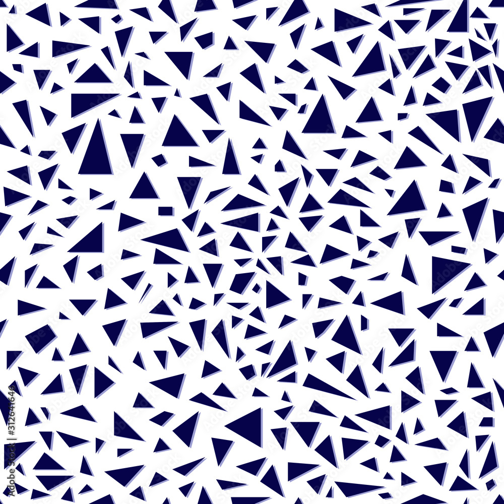 Poster triangle geometry seamless pattern - abstract