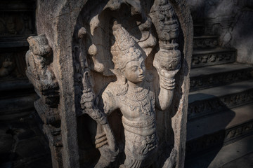Ruins of the historical city of Polonnaruwa, Sri Lanka