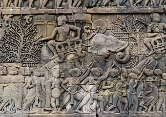 Angkor Wat is a temple complex in Siem Reap, Cambodia.
