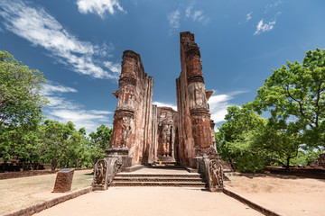 Ruins of the historical city of Polonnaruwa, Sri Lanka