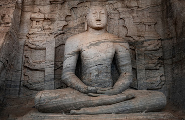 Fototapeta na wymiar Ruins of the historical city of Polonnaruwa, Sri Lanka