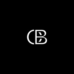 Creative unique minimal OB initial based letter icon logo