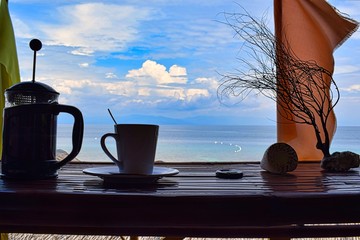 Morning Coffee in Paradise