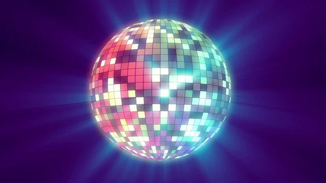 color disco ball