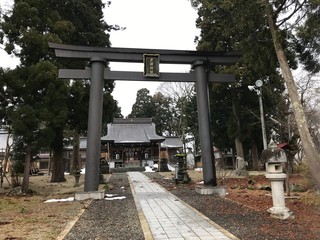 Black Torii Gate at Shrine