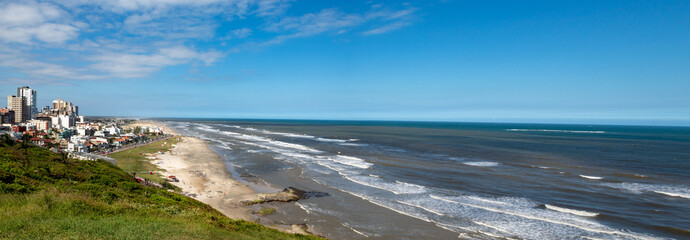 Paisagem da Prainha, cidade de Torres, estado do Rio Grande do Sul, Brasil