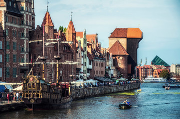 Gdańsk, Motława, Polska © npiotr