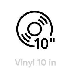 Vinyl Record 10 inch icon