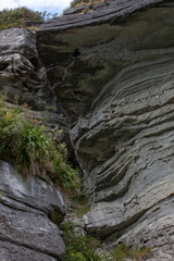 Fototapeta na wymiar Te Urewera National Park. New Zealand. Rock formations
