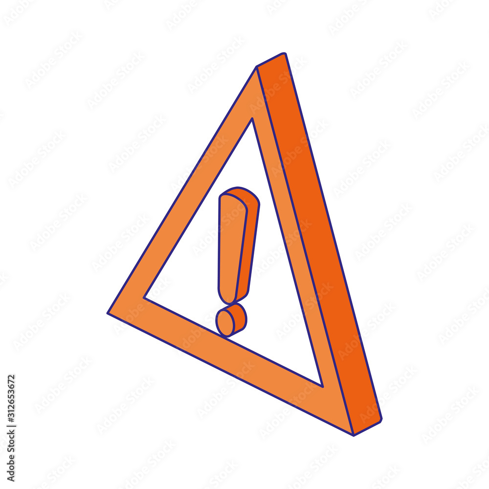 Poster alarm sign of security system vector design