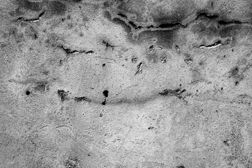 Texture of a concrete wall with cracks and scratches which can be used as a background