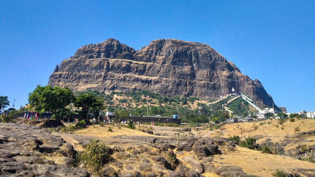 saptashrungi temple mountain vani Nashik, Maharashtra, India