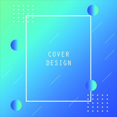 Abstract Minimal Geometric Vector Multicolored Background With Shadow, dots and lines. Dynamic shapes composition. Eps 10 vector