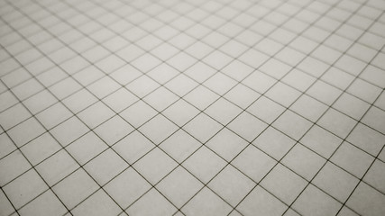 close-up of checks notebook paper