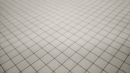 close-up of checks notebook paper