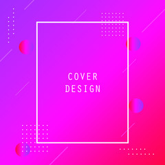 Abstract Minimal Geometric Vector Multicolored Background With Shadow, dots and lines. Dynamic shapes composition. Eps 10 vector