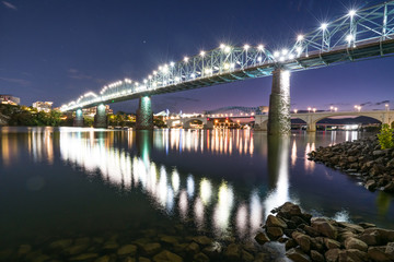 Chattanooga, Tennessee Night Skyline