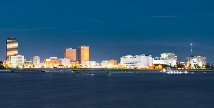 Night Skyline of Baton Rouge, Louisiana