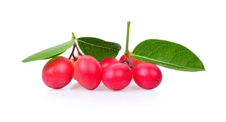 Karonda fruit on white background