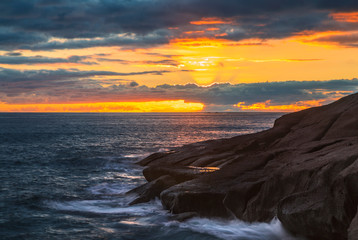 Sunset at rocks