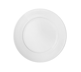 white plate isolated on white background