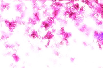 Pink and white ink overlay background