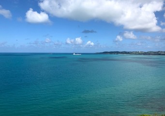 Coastline view of Antigua 